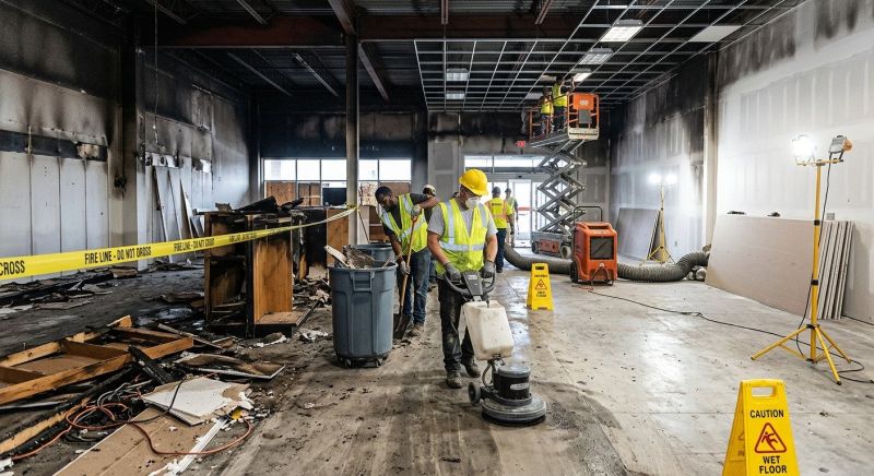 Commercial Fire Damage Repair in Scottsdale, AZ